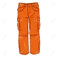Vector Cartoon Illustration - Winter Orange Hiking Trousers Royalty Free  Cliparts, Vectors, And Stock Illustration. Image 111849302.